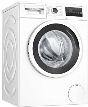 Bosch Lavadora de carga frontal Serie 4, 7 kg, 1200 rpm, Pausa + Carga, Programa Rápido, Active Water Plus, Motor EcoSilence, Blanco, WAN24266ES
