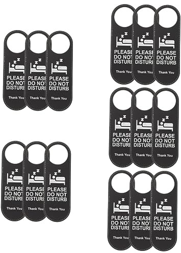 Ciieeo Türschild Nicht Stören 15 Stück Hängende Türkleiderschilder Für Hotel Bar Club Rezeption Und Make-up Zimmer Klar Lesbar Zum Aufhängen Am Türgriff 24.00 X 8.00 X 1.50 Cm