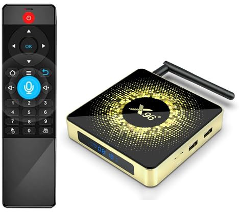 CHROX Android 11.0 TV Box, 8GB RAM 64GB ROM Amlogic S928X Octa-Core 64-Bit Cortex-A53, Has 2.4Ghz/5.0Ghz Wifi 1000M Ethernet, Supports H.265/3D/8K Ultra HD/BT 5.0/HDMI 2.0 Smart Tv Box,8GB+64GB