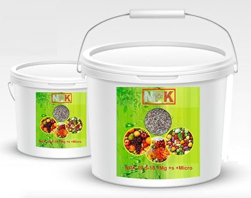 NPK ORO NUTRE FINO A TRE MESI (azoto fosforo potassio) SUPER CONCIME UNIVERSALE 15/15/15 In pratico secchio rigido richiudibile - - (Secchio 3 KG)