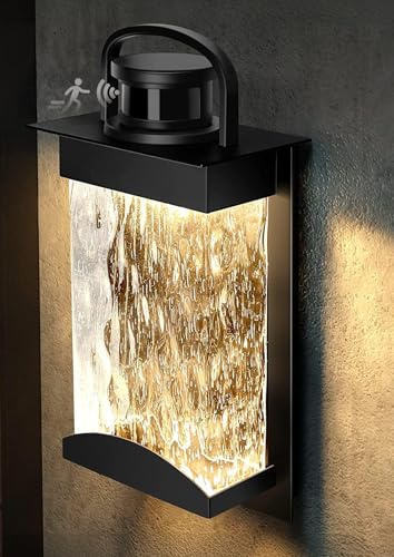 Lamomo Außenlampe mit Bewegungsmelder,2 Beleuchtungsmodi Aussenlampe Lampe mit Bewegungsmelder Aussen,1200 Lumen 13W LED Wand IP65 Wasserdichtes Außenleuchte Ausenbeleutung Hauswand[Energieklasse E]