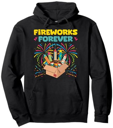 Pyrotechniker FIREWORKS FOREVER Lustiges Feuerwerk Pullover Hoodie