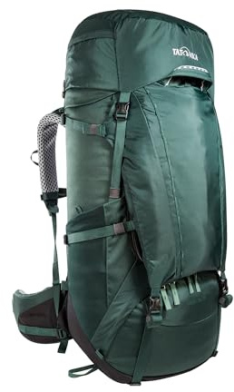 Tatonka Yukon 70+10 - Trekkingrucksack mit Frontzugriff, verstellbarem Rückensystem, extra Bodenfach, Regenhülle und 80 Liter Volumen