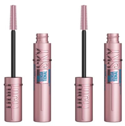 Maybelline New York Sensational Sky High Mascara, wasserfest, 2 Stück