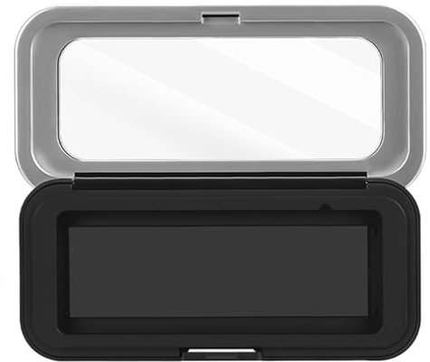 OURHZTB Magnetic Lens Filter Case for DJI Osmo Pocket 3,Dustproof & Water-Resistant Clear Cover Camera Lens Filter Storage Bag for ND UV CPL Filter Organizer Accessories (Medium-Storing 4 Filters)