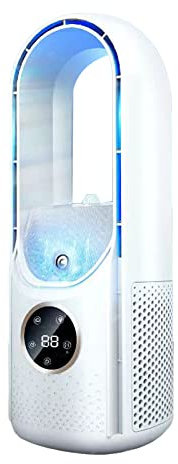 Mini Air Conditioner, Air Conditioning Unit With 6 Winds Speeds, Evaporative Air Cooler, Bladeless Fans & Ice Cooling Fan for Bedroom, Silent Fans, Desk Air Cooler for Sleeping, Home