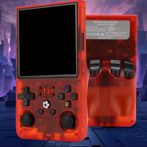 Keenso Games Vidéo Portables Player Retro Gaming Console 4 Pouces Écran IPS 4000mAh Batterie pour Le Jeu en Déplacement (64GB)