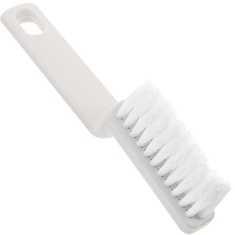 Healifty 2pcs Grout Brush with Handle for Baseboard Cleaning PP Material Tile Scrubber for Bathroom Kitchen Shower Floors Stiff Bristles for Deep Grout and Crevice Cleaning