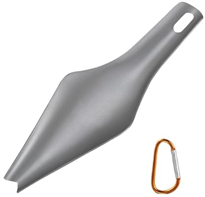 Hiking Shovel | Titanium Shovel for Hiking Digging, Wear-resistant Tool for Gardening Camping Beach and Amateur Archaeology