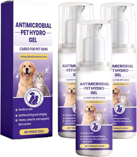 KOAHDE Wundpflegegel für Hunde und Katzen,Wundsalbe Hund,Generisch Pet Wundpflegegel für Hunde und Katzen,20g*3pc Pet Skin Care Gel