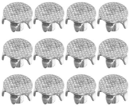 HOMOBABE Chiodi per Scarpe Antiscivolo 15 Pezzi in Acciaio Leggero 5 Denti Spigolosi, Tacchetti Ergonomici Portatili per Pesca Sul Ghiaccio e Ambiente Invernale