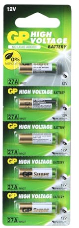 avl404 – GP Hohe Spannung 27 A 12 V Alkaline Batterien (5 Stück)