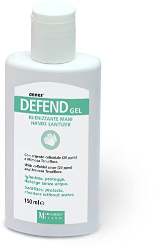 Genes Defend Gel - per la Detersione delle Mani in Mancanza di Acqua e Sapone - Flacone da 150 ml