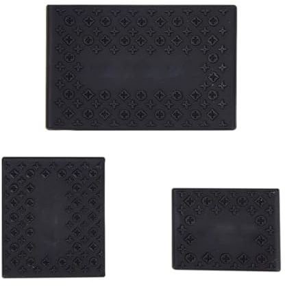 NICENEEDED 3 Pz Grip Clipper Antiscivolo Nero, Fasce per Tagliacapelli Professionali per Barbiere per Uomo e Donna, Manicotto Da Barbiere Resistente Al Calore per Tagliacapelli