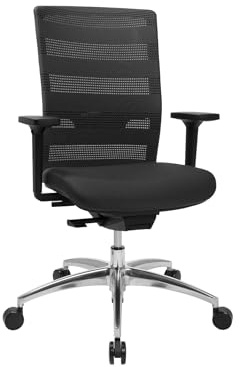 Topstar Sitness Airwork Alu inkl. höhenverstellbare Armlehne schwarz