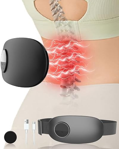 Massagegerät Rücken-Heizkissen Kabellos Rücken,Rückenmassagegerät mit Wärmefunktion, Massage Matte Akku zu Linderung Rückenschmerzen,Mini Rückenwärmer mit 16 Stufen,Muttertagsgeschenk für Mama