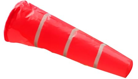 Gogogmee Regenfester Windsack Reflektierender Hängender Windkegel Aus Hochwertigem Material Installieren Für Gartenarbeit Outdoor Wind Richtung Beutel Rot
