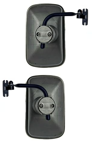 MelTruck 2x Außenspiegel Seitenspiegel 250x160 mm und Spiegelhalter ø16 für LKW Traktor SET