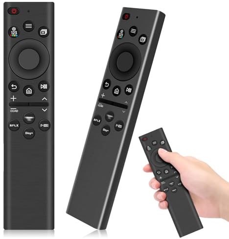 Ersatz Fernbedienung für Samsung TV, Universal für Samsung Smart TV Fernbedienung, Ersatzfernbedienung mit Schnellzugriffstasten für Sam-Sung QLED OLED 4K 8K TV-Serien, 2 Stück