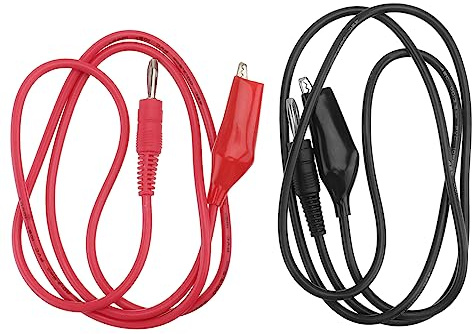 Cabilock Câble De Test à Pinces Crocodile Isolées Ligne De Test De Clip Flexible Cordons De Multimètre Domestiques Et Industriels