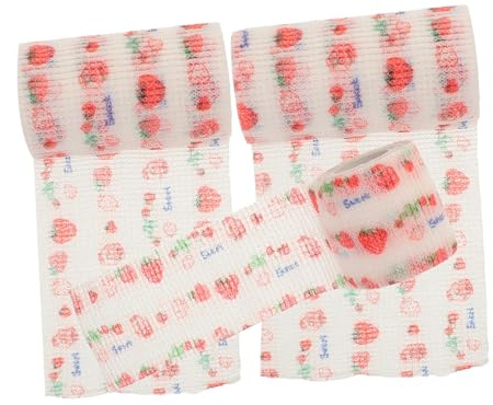 SAFIGLE Selbstklebende Hundeverband Vliesband 3 Rollen Elastisch Schmutzabweisend Pfotenschutz Wundversorgung Outdoor Haustierverband für Hunde Katzen Kaninchen