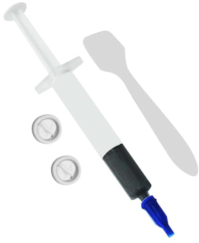DIYEAH Pâte Thermique Silicone Haute Conductivité Kit Avec Accessoires Pour Cpu Gpu Dissipateur Électriquement Non Conductive Pour Ordinateurs Pc