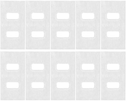 Paquete de 10 pestañas de reparación ciegas verticales transparentes venecianas fijadoras verticales ciegas de repuesto para hogares y oficinas Set de mantenimiento vertical ciego