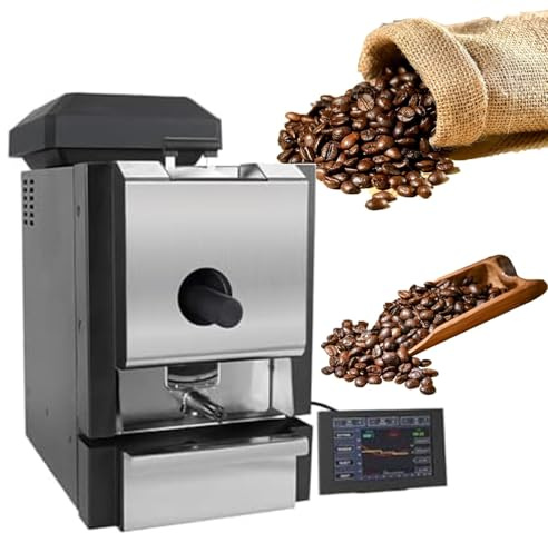 Kafferostare, Kafferostare, Dubbelt styrsystem med LCD-skärm, Bricka, Rökfilter, Inlopp i rostfritt stål, Fönster, Hemma-/kommersiellt bruk(220V)