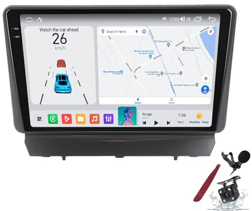 Android 15 Bilradio för P-eugeot Partner Original (2002-2011) Stereoersättningshuvudenhet 9 tum 2K QLED-skärm Multimedia-spelare med Carplay Sat GPS Navi BT 5G WiFi SWC,K2 pro