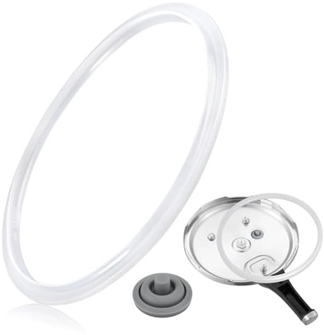 Dichtungsring Schnellkochtopf 23 cm, Ersatzteil Dichtungsring | Schnellkochtopf Ersatzteile und Kochsignal Dichtung Kompatibel mit WMF und Silit,für Schnellkochtopf Deckel 3L/4,5L/6,5L/8,5L