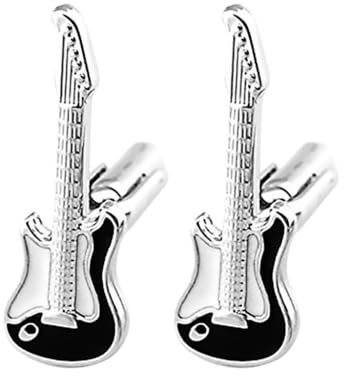 kesurpae Manschettknappar i mässing, manschettknappar för gitarr, vintagemusik, gitarr, formell klädsel, För presenter till manliga nära och kära, födelsedag, bröllop, förlovning och
