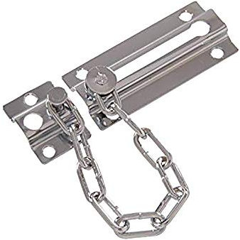 Yale Essentials High Quality Front Door Chain, Door Limiters, Door Restrictors, for Safer Caller ID, Complete Home Security, Comes with Easy Fitting Instructions (Chrome)