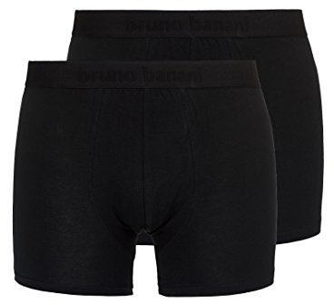 bruno banani Boxershorts för män (2-pack), Svart (svart/svart 1811), XL