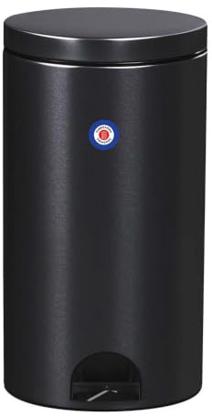 ROSSIGNOL Poubelle de cuisine, Poubelle 20L, Poubelle à pédale, Fabrication française, Fermeture silencieuse, Seau intérieur amovible avec anse, SANIA