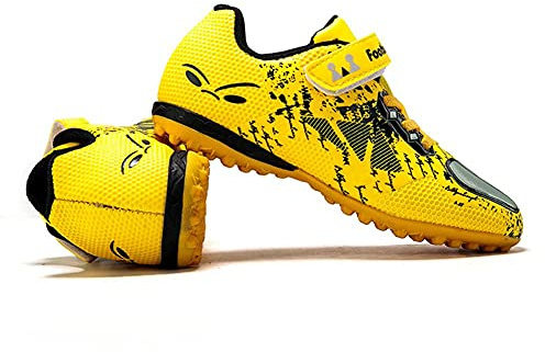 YisiNP Chaussures de football pour enfant - Unisexe - Légères et antidérapantes - Chaussures de football pour gazon artificiel - Taille 28-39