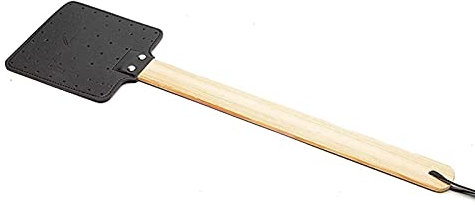 Yeeda Matamoscas moscas, matamoscas mano de cuero matamoscas matamoscas resistente edición de cuero hogar fácil de usar almohadilla para atrapar insectos murciélagos