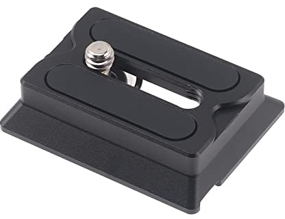 FOTGA Upper Quick Release Plate for DJI Ronin RS 2/RSC 2/RS 3/RS 3 Pro/RS 4/RS 4 Pro/RS 4 Mini Gimbal Stabilizer Compatible with Arca Swiss Tripod Ball Head, Universal DSLR Camera Quick Release Plate