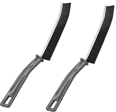 2Stück Multifunktionale Reinigungsbürste für Fugen, Fugenreinigungsbürste, Fugen und Spaltreinigungsbürste, Fugenbürste zum Schrubben von Fliesenfugen, Fugenbürste für Bad Küchen und Haushalt