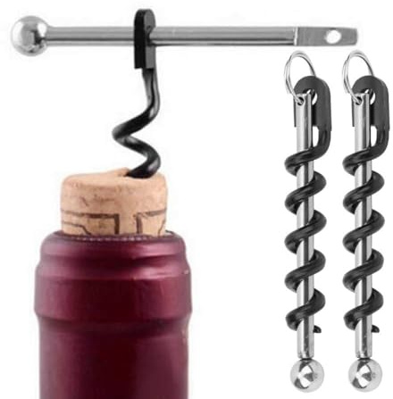 Apribottiglie, Apribottiglie Per Birra in Acciaio Inossidabile da 2 Pezzi Apribottiglie Portatili Per Vino Multi Cavatappi Per Ristorante Campeggio
