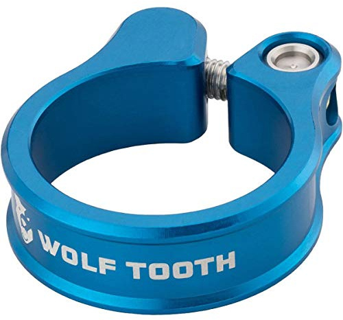 Wolf Tooth Sattelklemme, 39.7mm, Blue, SC-40-BLU