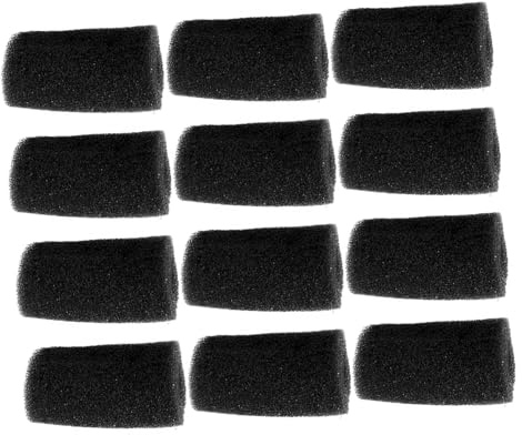 Sosoport Aquarienschwamm 12 Stück Vorgewaschene Schwammrolle Größe 22 Mm Ersatz für Aquariummedien Verhindert Die Filtration Von Schmutz