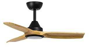 ventyly MORELOS MINI Deckenventilator mit Licht schwarz Ø91