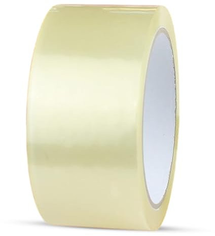 PDS Clear Tape, Heavy Duty 48mm x 66m - Adhesive Packaging Tape for Parcels, Boxes, Cartons, and Moving
