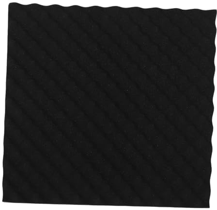 STOBAZA Pannello Fonoassorbente in Spugna Nero a Forma di Vassoio per Uova per Riduzione Rumore e Assorbimento Echi, per Soffitti e Chiese