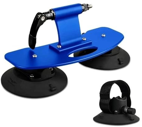 ATATKRT Portabici for tetto auto, portabici in lega di alluminio a sgancio rapido con ventose for vari veicoli, adatto for mountain bike e bici da strada