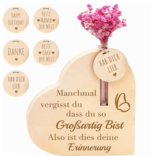 QUANMAITONG Jahrestag Geschenk Für Sie，Valentinstag Geschenk Für Sie，Romantische Ich Liebe Dich Geschenke Für Frauen，Muttertagsgeschenk Geburtstagsgeschenk Geschenke Für Sie Mutter Mama Oma Freundin