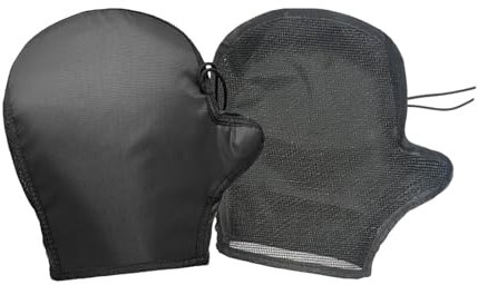 Manoplas de Manillar para Moto Transpirable, Tejido Oxford, Impermeable,
