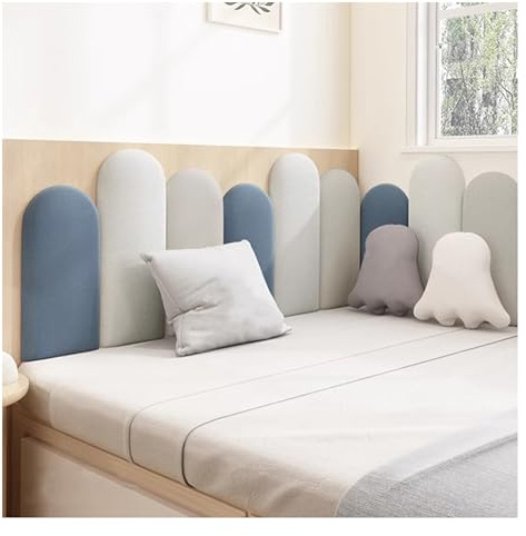 Panneaux muraux rembourrés, tête de lit autocollante, Autocollants muraux Anti-Collision 3D, Combinaison Libre, décoration Murale, Rembourrage pour Chambres d'enfants et salles de Jeux