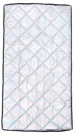 HEALEEP Housse Isolante pour Congélateur Extérieur 125 X 70 Cm, Couverture Thermique Imperméable Anti-humidité, Protection Solaire et Isolation Thermique pour Réfrigérateur Coffre