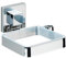 WENKO Vacuum-Loc® Haartrocknerhalter Quadro Edelstahl